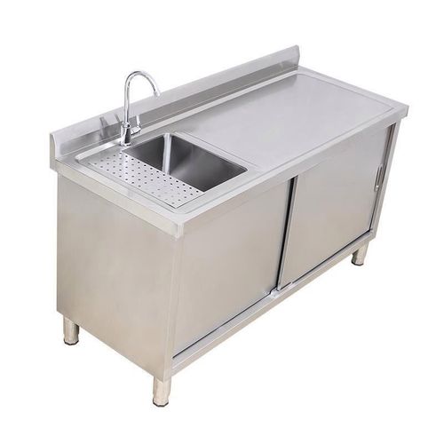 2021商用不锈钢水池水槽柜操作台工作台桌洗菜盆家用厨房设备定制