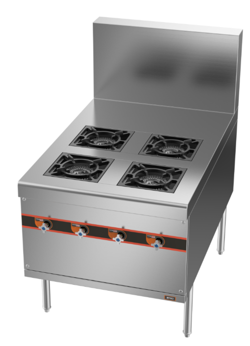 成都不锈钢厨房设备-四头燃气煲仔炉750x1150x800 410